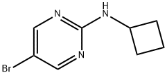 5-Bromo-2-(cyclobutylamino)-pyrimidine
 Structure