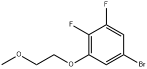 5-Bromo-1,2-difluoro-3-(2-methoxy-ethoxy)-benzene Structure