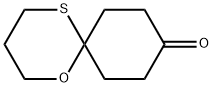 1-Oxa-5-thia-spiro[5.5]undecan-9-one Structure