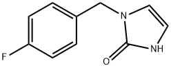 1-(4-플루오로-벤질)-1,3-디하이드로-이미다졸-2-온 구조식 이미지
