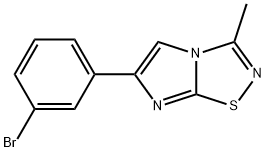 6-(3-Bromo-phenyl)-3-methyl-imidazo[1,2-d][1,2,4]thiadiazole
 구조식 이미지