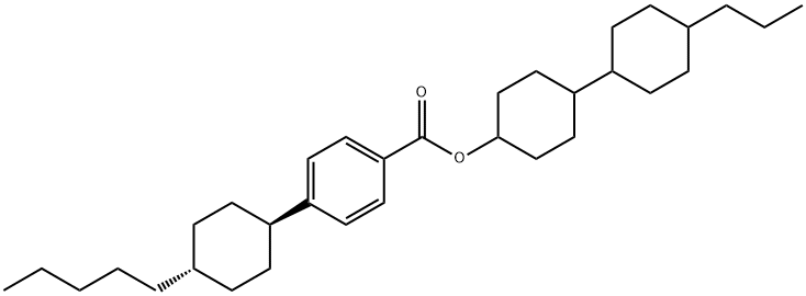 TRANS,TRANS-4''-PROPYLBICYCLOHEXYL-4-YL 4-(TRANS-4-PENTYLCYCLOHEXYL)-BENZOATE Structure