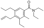 4-(Allyloxy)-5-propyl-N,N,3-triethyl-o-toluamide Structure