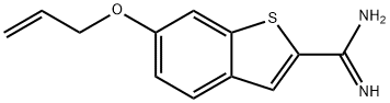 6-(allyloxy)benzo[b]thiophene-2-carboxiMidaMide 구조식 이미지