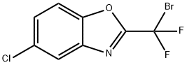2-(브로모디플루오로메틸)-5-클로로벤조[d]옥사졸 구조식 이미지