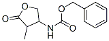 카르밤산,(테트라히드로-4-메틸-5-옥소-3-푸라닐)-,페닐메틸에스테르(9CI) 구조식 이미지