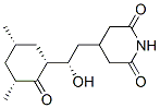 4-[(S)-2-[(1R,3R,5S)-3,5-Dimethyl-2-oxocyclohexyl]-2-hydroxyethyl]-2,6-piperidinedione 구조식 이미지