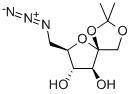 5-AZIDO-5-DEOXY-1,2-O-ISOPROPYLIDENE-BETA-D-FRUCTOSE Structure