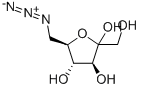 5-AZIDO-5-DEOXY-D-과당 구조식 이미지