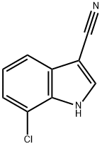 3-Cyano-7-chloroindole Structure