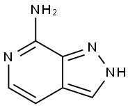 2H-피라졸로[3,4-c]피리딘-7-아민 구조식 이미지