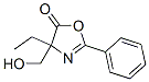 5(4H)-Oxazolone,  4-ethyl-4-(hydroxymethyl)-2-phenyl- Structure