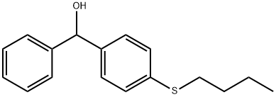 [4-(BUTYLTHIO)PHENYL](PHENYL)METHANOL Structure