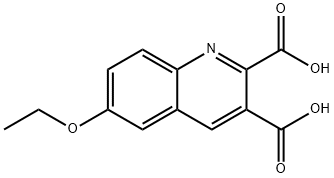 6-ETHOXYQUINOLINE-2,3-DICARBOXYLIC ACID Structure