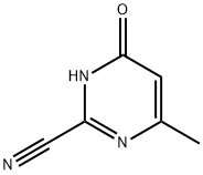 2-Pyrimidinecarbonitrile, 1,4-dihydro-6-methyl-4-oxo- (9CI) Structure