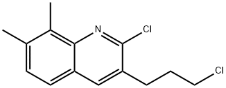 2-CHLORO-3-(3-CHLOROPROPYL)-7,8-DIMETHYLQUINOLINE Structure