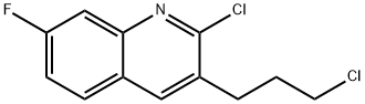 2-CHLORO-3-(3-CHLOROPROPYL)-7-FLUOROQUINOLINE Structure