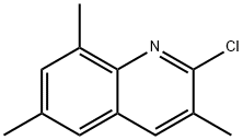 2-CHLORO-3,6,8-TRIMETHYLQUINOLINE Structure