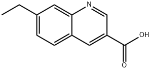 7-ETHYLQUINOLINE-3-CARBOXYLIC ACID Structure