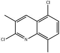 2,5-DICHLORO-3,8-DIMETHYLQUINOLINE Structure