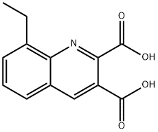 8-ETHYLQUINOLINE-2,3-DICARBOXYLIC ACID Structure