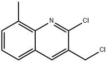 2-Chloro-3-chloromethyl-8-methylquinoline Structure
