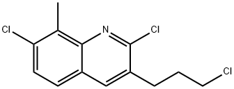 3-(3-CHLOROPROPYL)-2,7-DICHLORO-8-METHYLQUINOLINE Structure