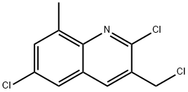 3-CHLOROMETHYL-2,6-DICHLORO-8-METHYLQUINOLINE Structure