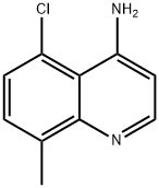 4-AMINO-5-CHLORO-8-METHYLQUINOLINE Structure