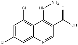 5,7-DICHLORO-4-HYDROXYQUINOLINE-3-CARBOXYLIC ACID Structure