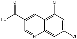 5,7-DICHLOROQUINOLINE-3-CARBOXYLIC ACID Structure