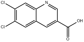 6,7-DICHLOROQUINOLINE-3-CARBOXYLIC ACID Structure