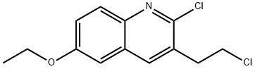 2-CHLORO-3-(2-CHLOROETHYL)-6-ETHOXYQUINOLINE Structure