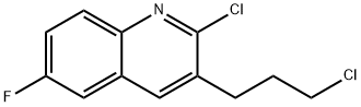 2-Chloro-3-(3-chloropropyl)-6-fluoroquinoline Structure