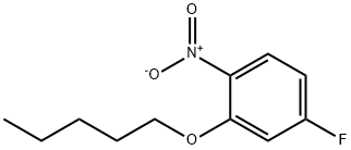 4-플루오로-1-니트로-2-(펜틸옥시)벤젠 구조식 이미지