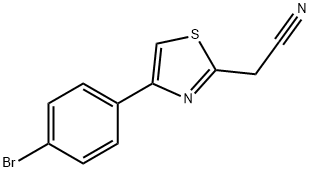 4-(4-Bromophenyl)-2-thiazoleacetonitrile Structure