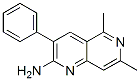 1,6-Naphthyridin-2-amine,  5,7-dimethyl-3-phenyl- Structure