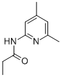 Propanamide,  N-(4,6-dimethyl-2-pyridinyl)- Structure