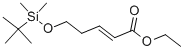 (E)-5-(TERT-BUTYL-DIMETHYL-SILANYLOXY)-PENT-2-ENOIC ACID ETHYL ESTER 구조식 이미지
