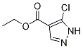 에틸5-클로로-1H-피라졸-4-카르복실레이트 구조식 이미지