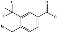 4-(Bromomethyl)-3-(trifluoromethyl)-Benzoylchloride Structure
