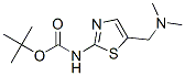 Carbamic  acid,  N-[5-[(dimethylamino)methyl]-2-thiazolyl]-,  1,1-dimethylethyl  ester Structure