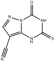 4-hydroxy-2-sulfanylpyrazolo[1,5-a][1,3,5]triazine-8-carbonitrile 구조식 이미지