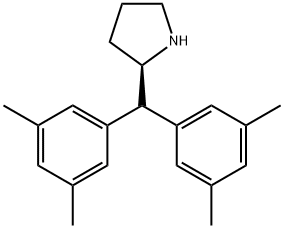 (R)-2-[Bis(3,5-dimethylphenyl)methyl]pyrrolidine Structure