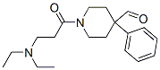 1-(3-diethylaminopropanoyl)-4-phenyl-piperidine-4-carbaldehyde Structure