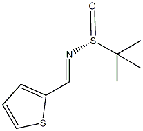(R)-2-methyl-N-(thiophen-2-ylmethylene)propane-2-sulfinamide Structure