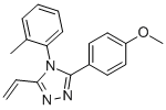 3-(4-METHOXYPHENYL)-4-O-TOLYL-5-VINYL-4H-1,2,4-TRIAZOLE 구조식 이미지