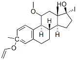 17-iodovinyl-11-methoxyestradiol-3-methyl ether Structure
