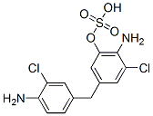 5-hydroxy-3,3'-dichloro-4,4'-diaminodiphenylmethane-5-sulfate 구조식 이미지