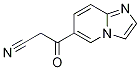 IMidazo[1,2-a]pyridine-6-propanenitrile, b-oxo- Structure